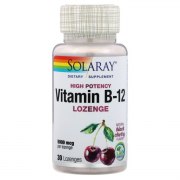 Заказать Solaray Vitamin B-12 5000 мкг 30 пастилок