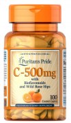 Заказать Puritan’s Pride Vitamin C 500 мг 100 таб