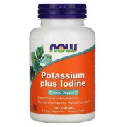 Заказать NOW Potassium Plus Iodine 180 таб N